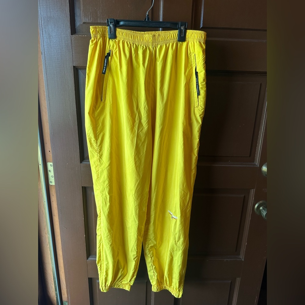 Polo by Ralph Lauren Vibrant Yellow Windbreaker Pants